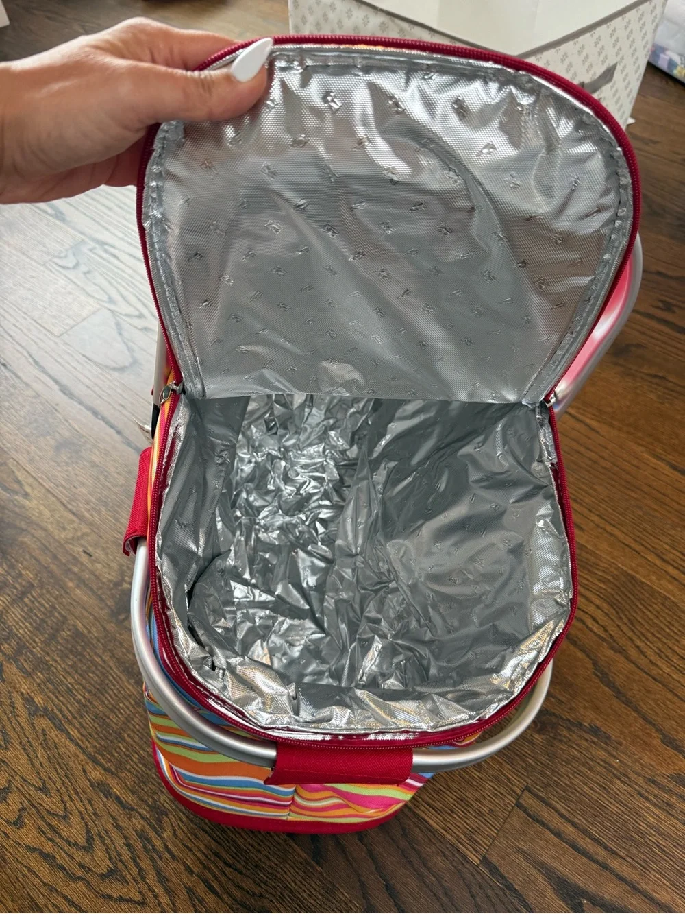 NWT Nicole Miller Home Insulated Cooler Picnic Basket Bag